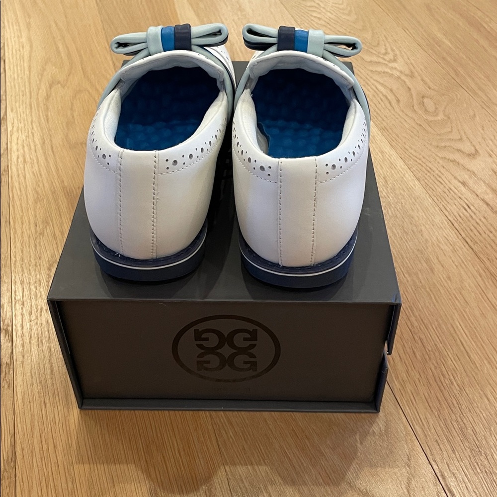 G/FORE WOMEN'S RIBBON BROGUE CRUISER GALLIVANTER GOLF SHOES NWT blue ribbon - Picture 7 of 7